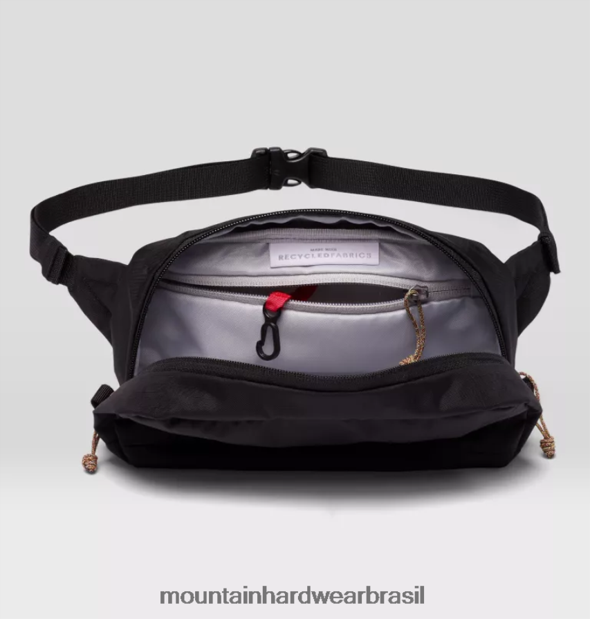 preto unissex Mountain Hardwear bolsa de quadril para dia de campo equipamento AD28F6699
