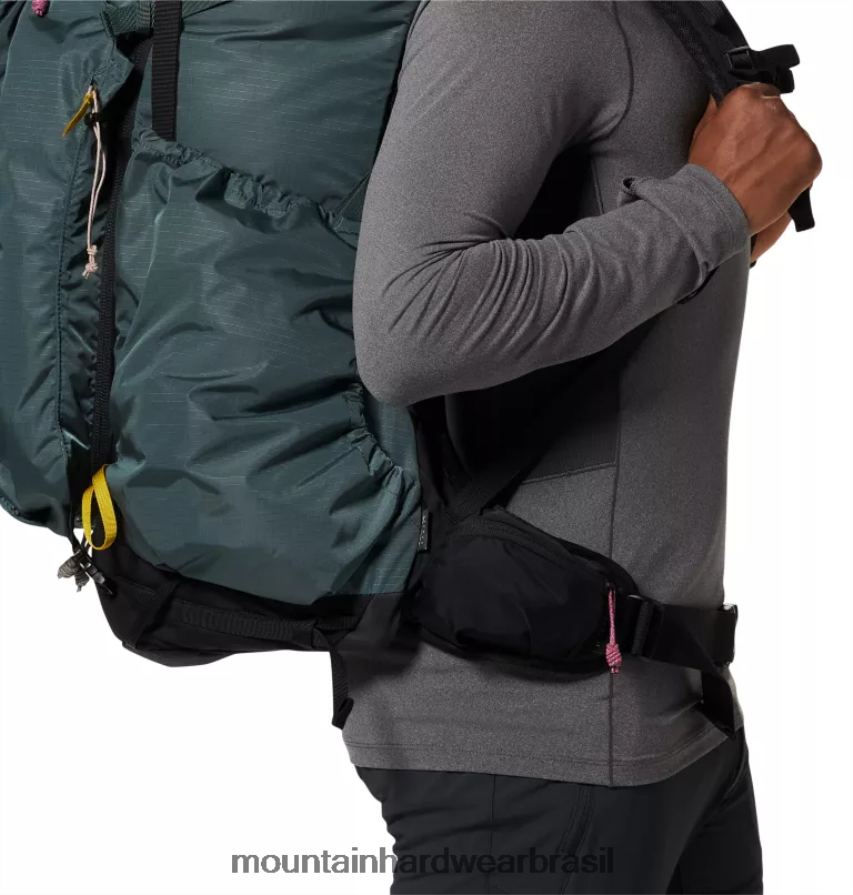 abeto preto unissex Mountain Hardwear mochila pct 55l equipamento AD28F6737