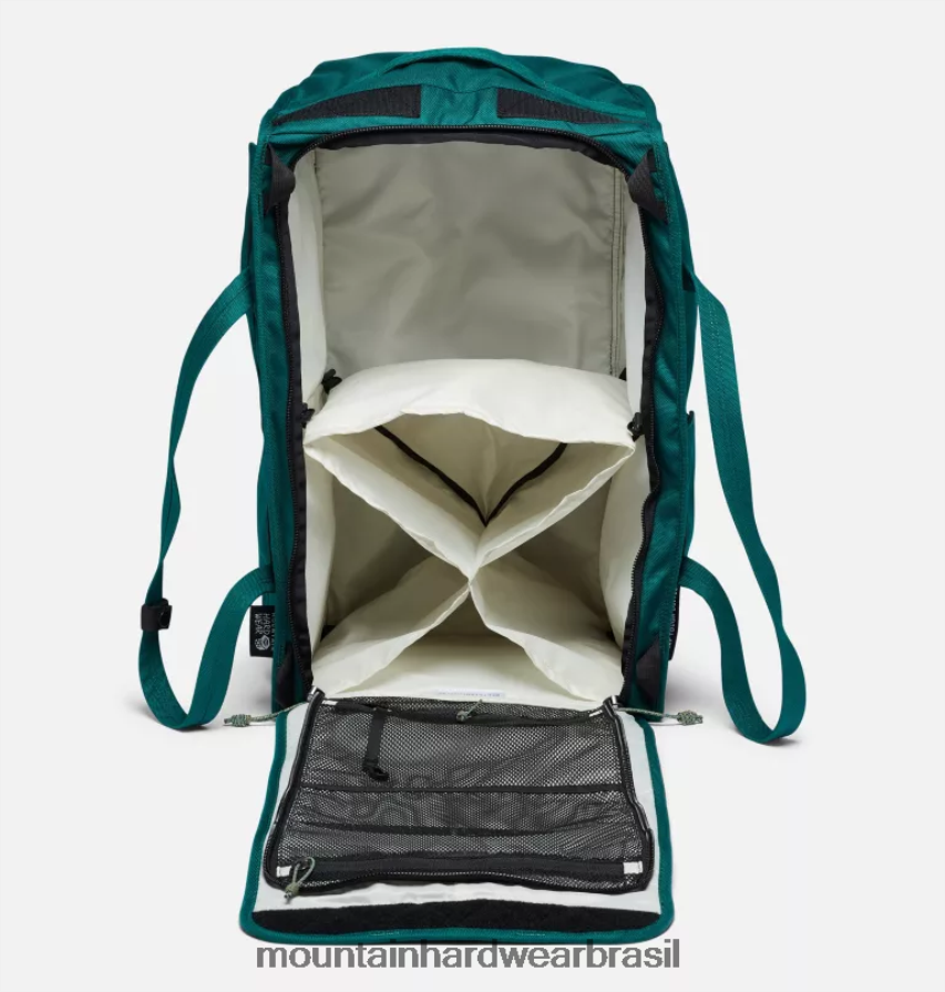 caçador verde unissex Mountain Hardwear mochila resistente de acampamento 50l equipamento AD28F6741