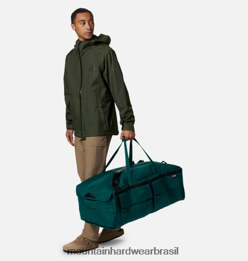 caçador verde unissex Mountain Hardwear mochila resistente de acampamento 80l equipamento AD28F6744