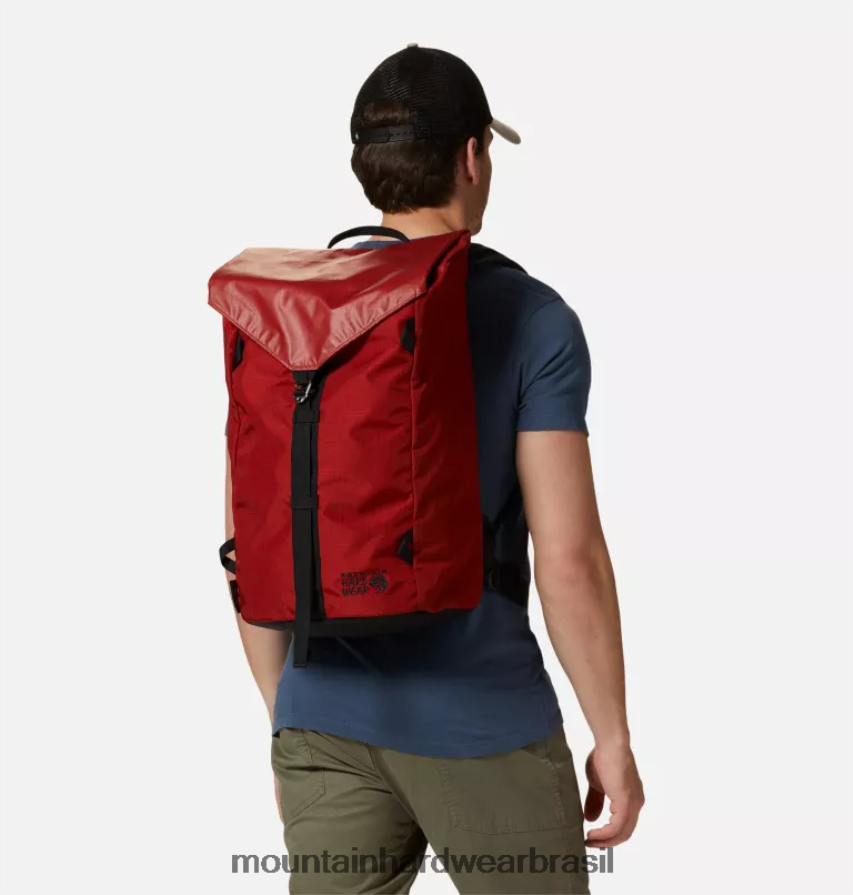 deserto vermelho unissex Mountain Hardwear mochila camp 4 32l equipamento AD28F6676