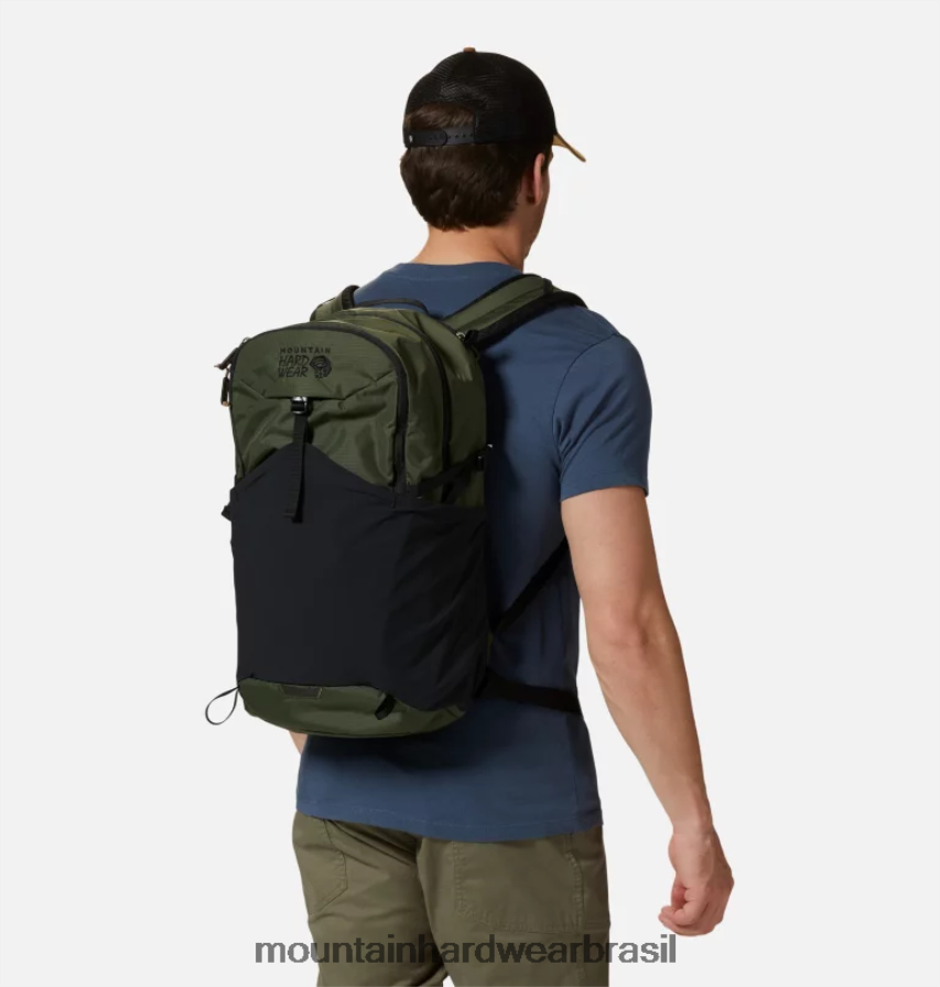 excedente verde unissex Mountain Hardwear mochila dia de campo 28l equipamento AD28F6694