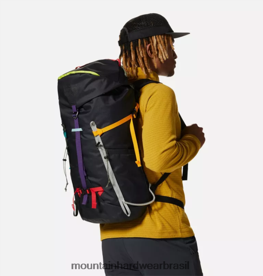 preto/multi unissex Mountain Hardwear mochila scrambler 25l equipamento AD28F6703
