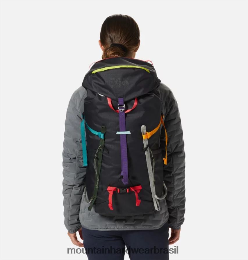 preto/multi unissex Mountain Hardwear mochila scrambler 25l equipamento AD28F6703