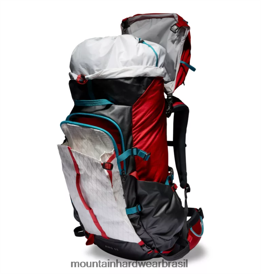 vermelho alpino unissex Mountain Hardwear mochila amg 55 equipamento AD28F6757