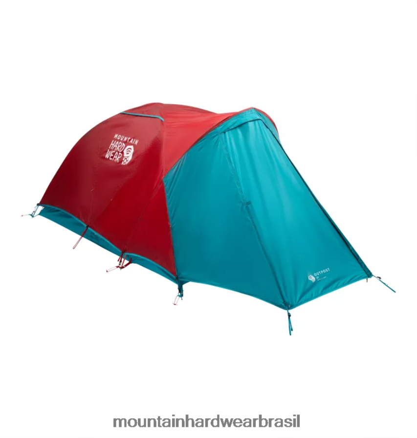 vermelho alpino unissex Mountain Hardwear posto avançado 2 barraca equipamento AD28F6629