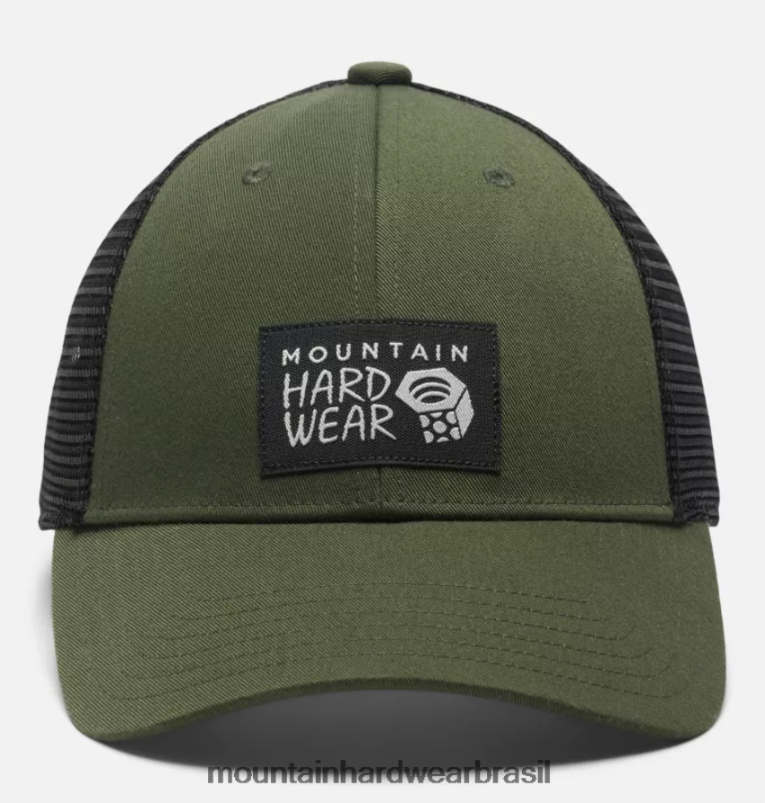 excedente verde homens Mountain Hardwear boné trucker com logotipo mhw acessórios AD28F6433