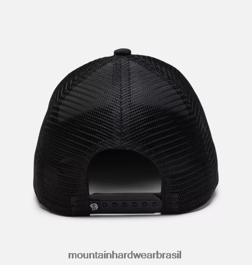 preto homens Mountain Hardwear boné trucker com logotipo mhw acessórios AD28F6436