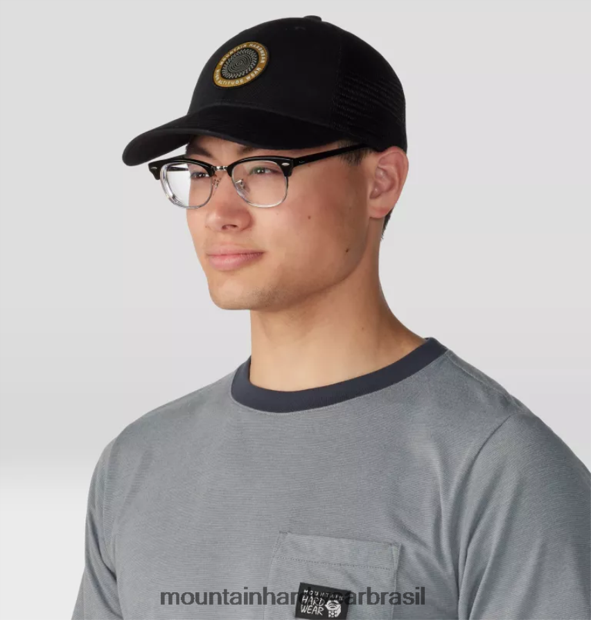 preto homens Mountain Hardwear chapéu de caminhoneiro de alta altitude acessórios AD28F6424