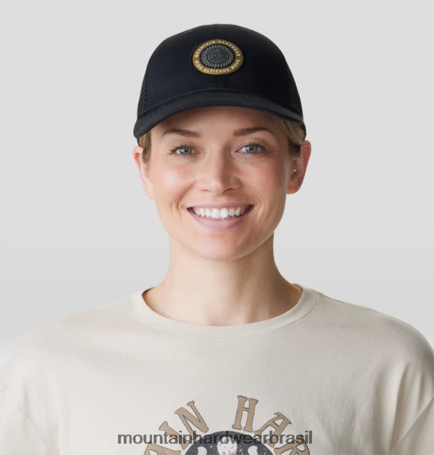 preto homens Mountain Hardwear chapéu de caminhoneiro de alta altitude acessórios AD28F6424