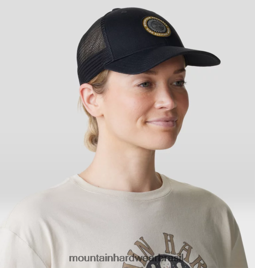 preto homens Mountain Hardwear chapéu de caminhoneiro de alta altitude acessórios AD28F6424