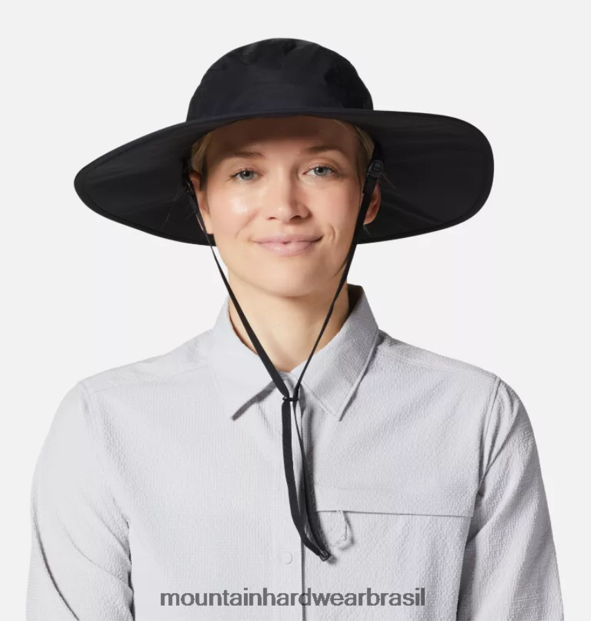 preto homens Mountain Hardwear exposição/2 chapéu de chuva gore-tex infinium acessórios AD28F6292