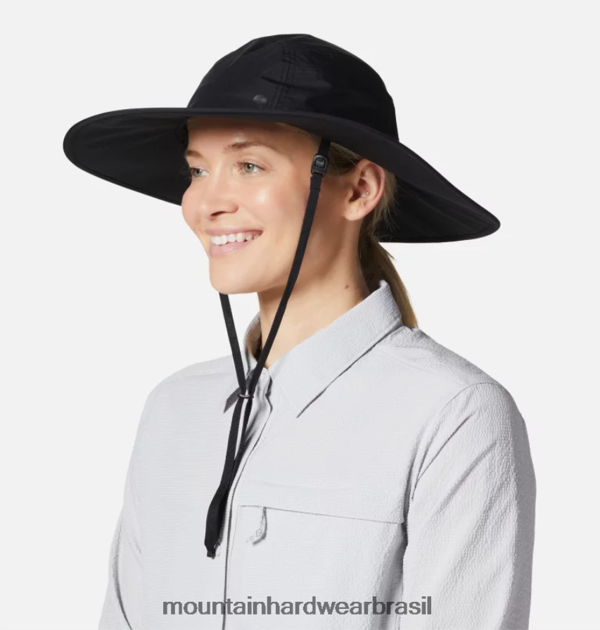 preto homens Mountain Hardwear exposição/2 chapéu de chuva gore-tex infinium acessórios AD28F6292