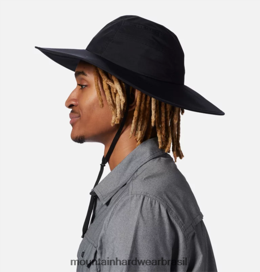 preto homens Mountain Hardwear exposição/2 chapéu de chuva gore-tex infinium acessórios AD28F6292