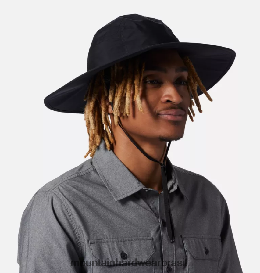 preto homens Mountain Hardwear exposição/2 chapéu de chuva gore-tex infinium acessórios AD28F6292