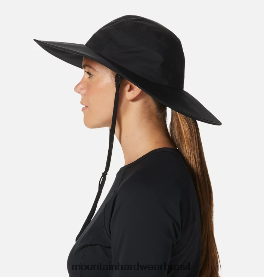 preto homens Mountain Hardwear exposição/2 chapéu de chuva gore-tex infinium acessórios AD28F6292