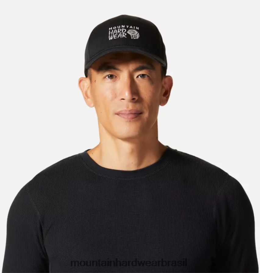 preto homens Mountain Hardwear logotipo mhw 6 painéis acessórios AD28F6363