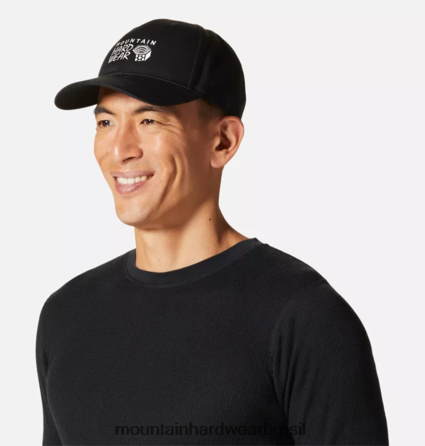 preto homens Mountain Hardwear logotipo mhw 6 painéis acessórios AD28F6363
