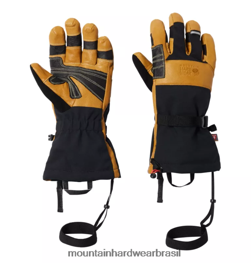 preto homens Mountain Hardwear exposição/2 luva gore-tex acessórios AD28F6438