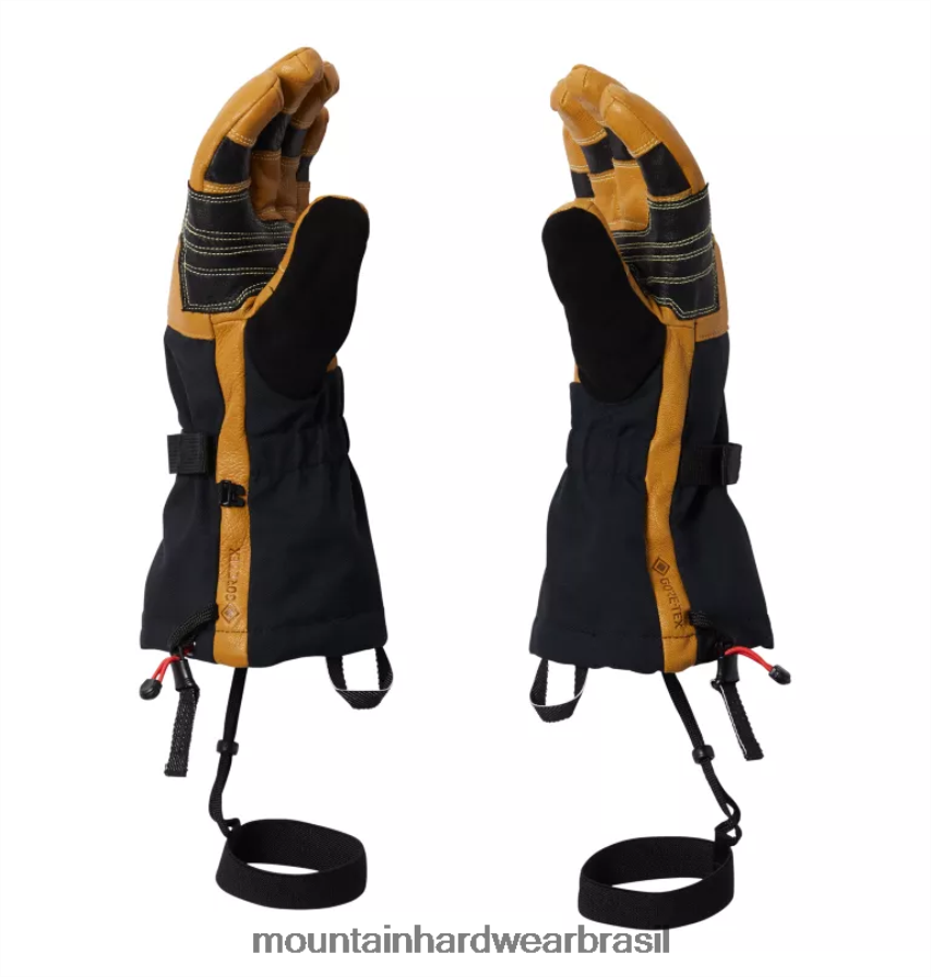 preto homens Mountain Hardwear exposição/2 luva gore-tex acessórios AD28F6438