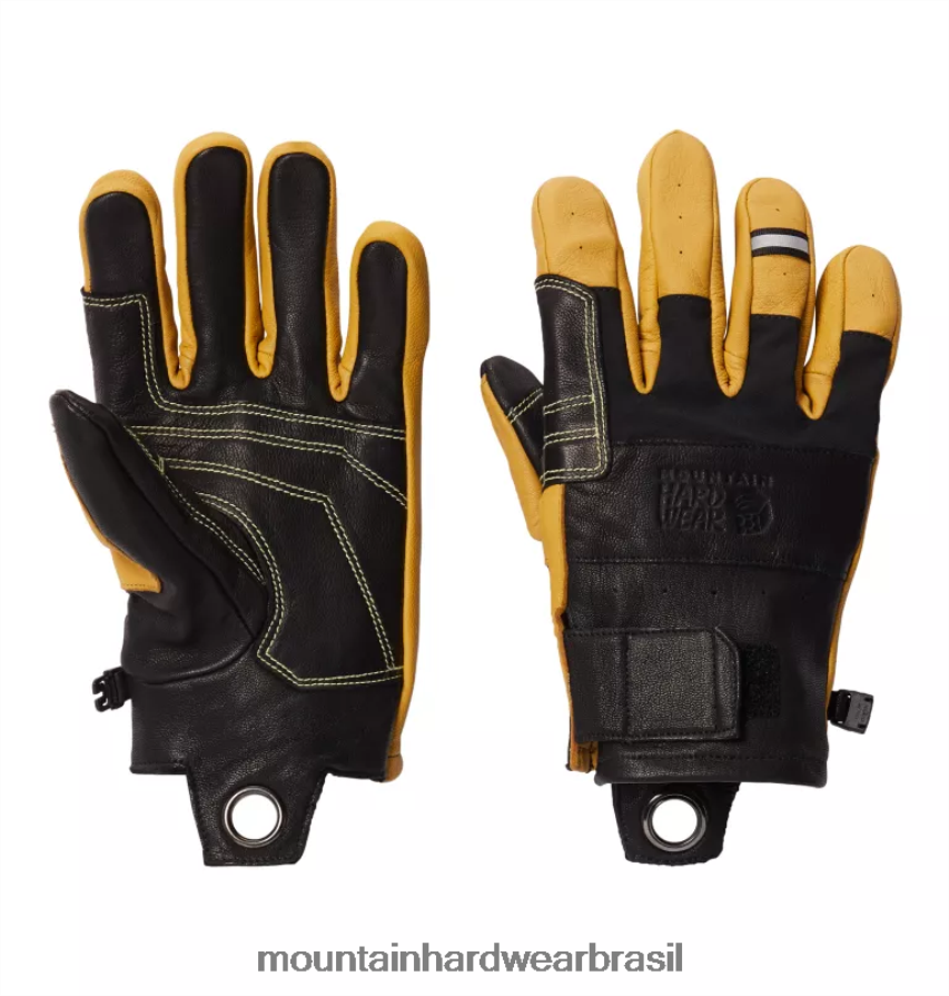 preto homens Mountain Hardwear luva de segurança acessórios AD28F6302
