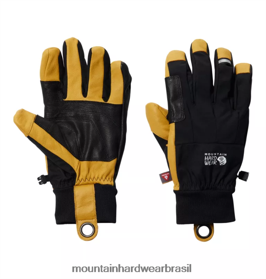 preto homens Mountain Hardwear luva de trabalho alpina setter de rota acessórios AD28F6305