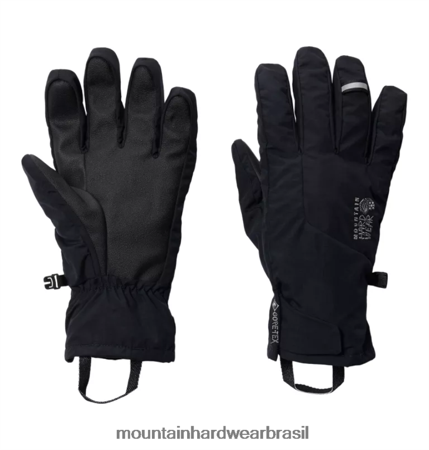 preto homens Mountain Hardwear luva gore-tex nuvem sombra acessórios AD28F6502