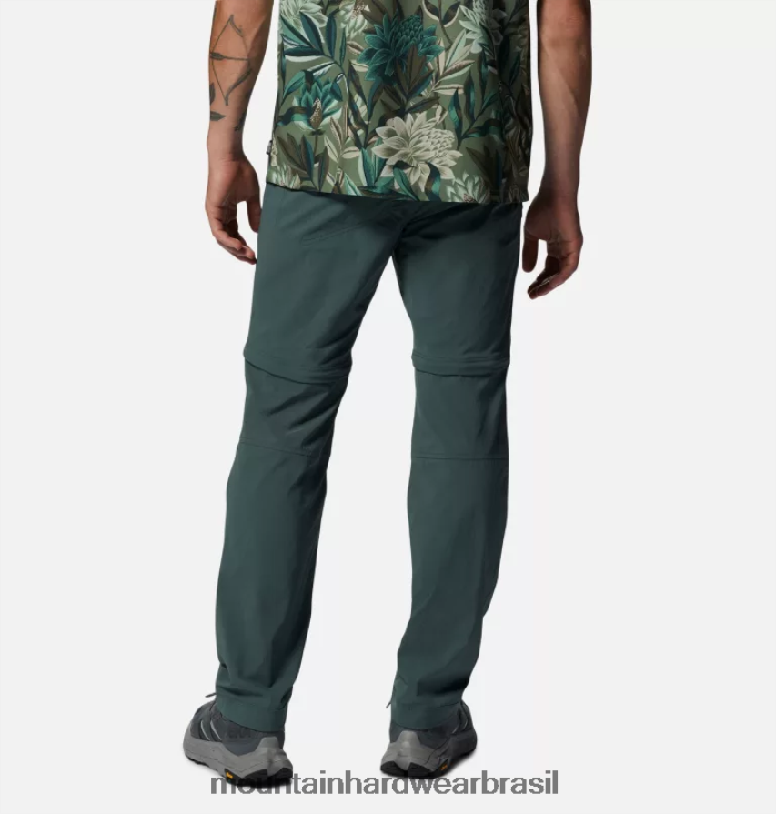 abeto preto homens Mountain Hardwear calça conversível de caminhada na bacia partes inferiores AD28F6171