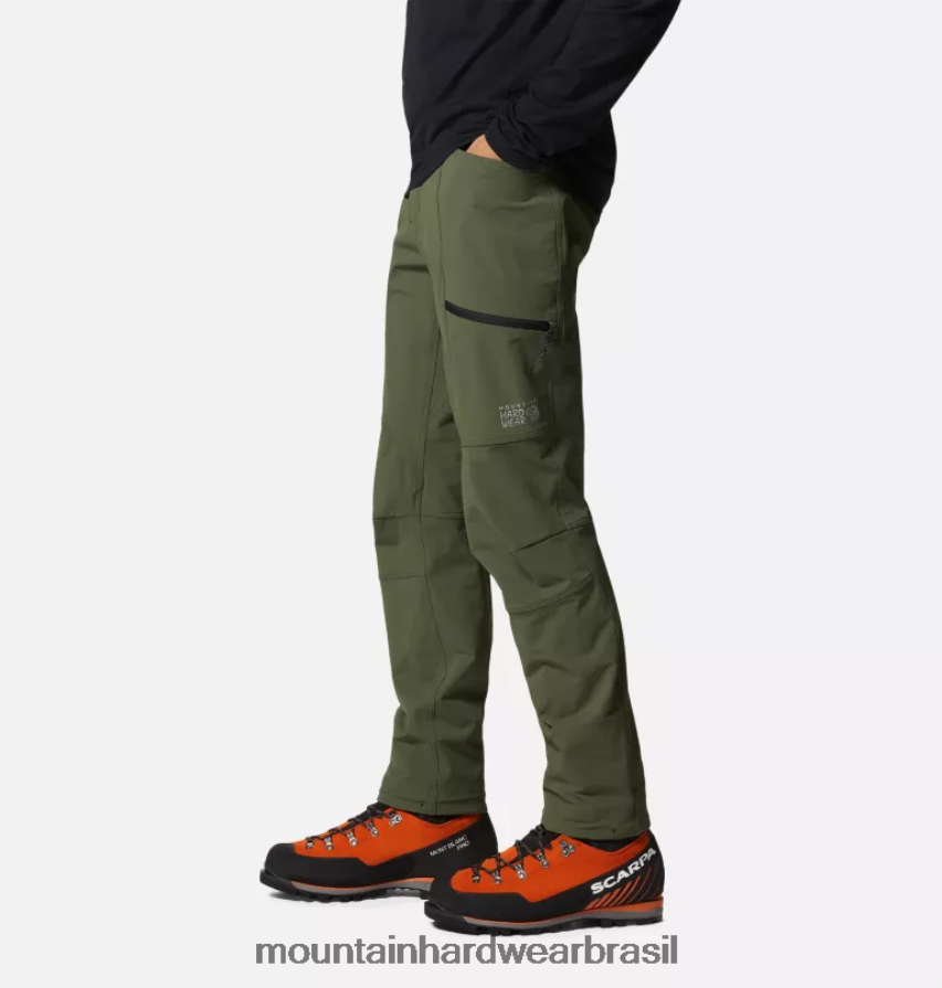 excedente verde homens Mountain Hardwear calça alpina chockstone partes inferiores AD28F6280