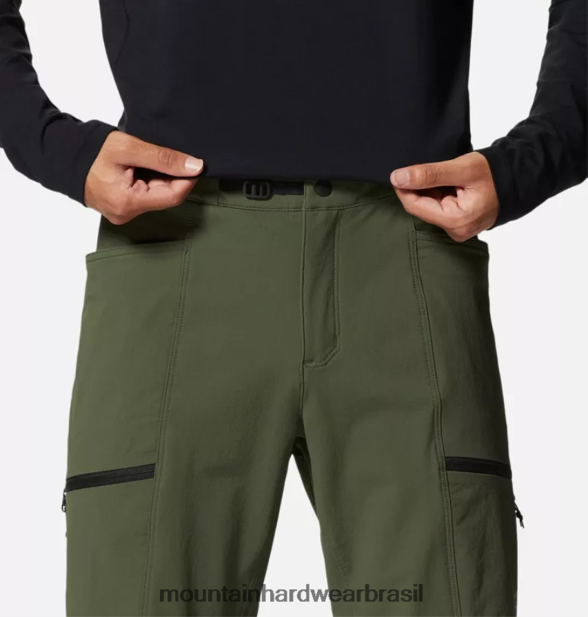 excedente verde homens Mountain Hardwear calça alpina chockstone partes inferiores AD28F6280