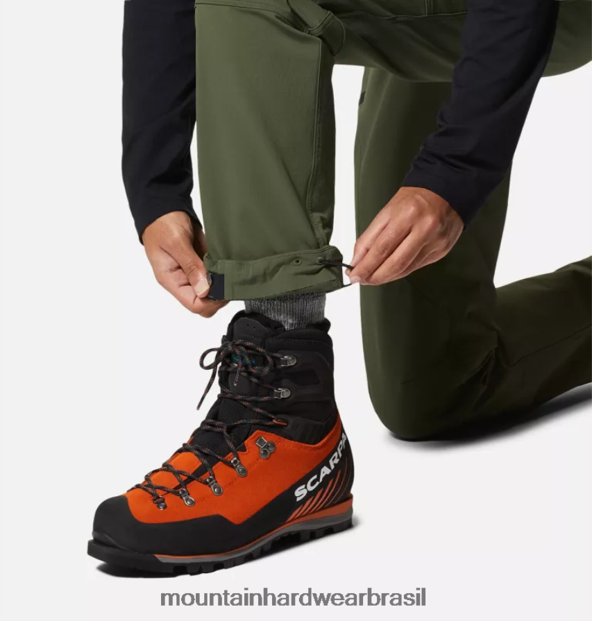 excedente verde homens Mountain Hardwear calça alpina chockstone partes inferiores AD28F6280