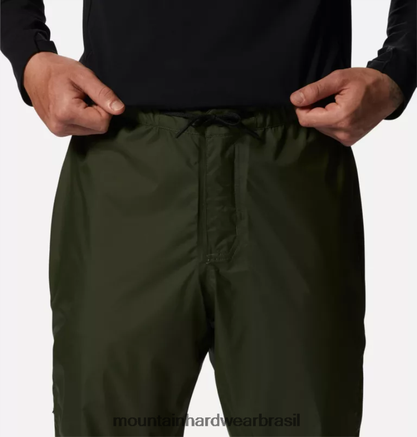 excedente verde homens Mountain Hardwear calça limite partes inferiores AD28F6261