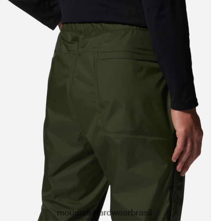 excedente verde homens Mountain Hardwear calça limite partes inferiores AD28F6261