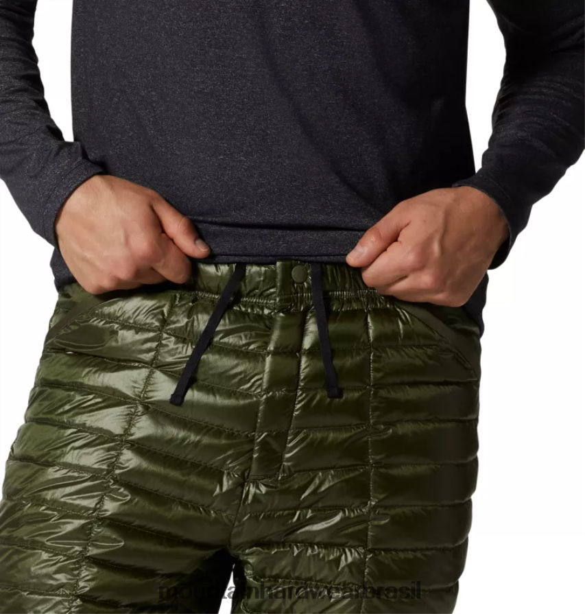 excedente verde homens Mountain Hardwear calça sussurradora de fantasmas partes inferiores AD28F6199