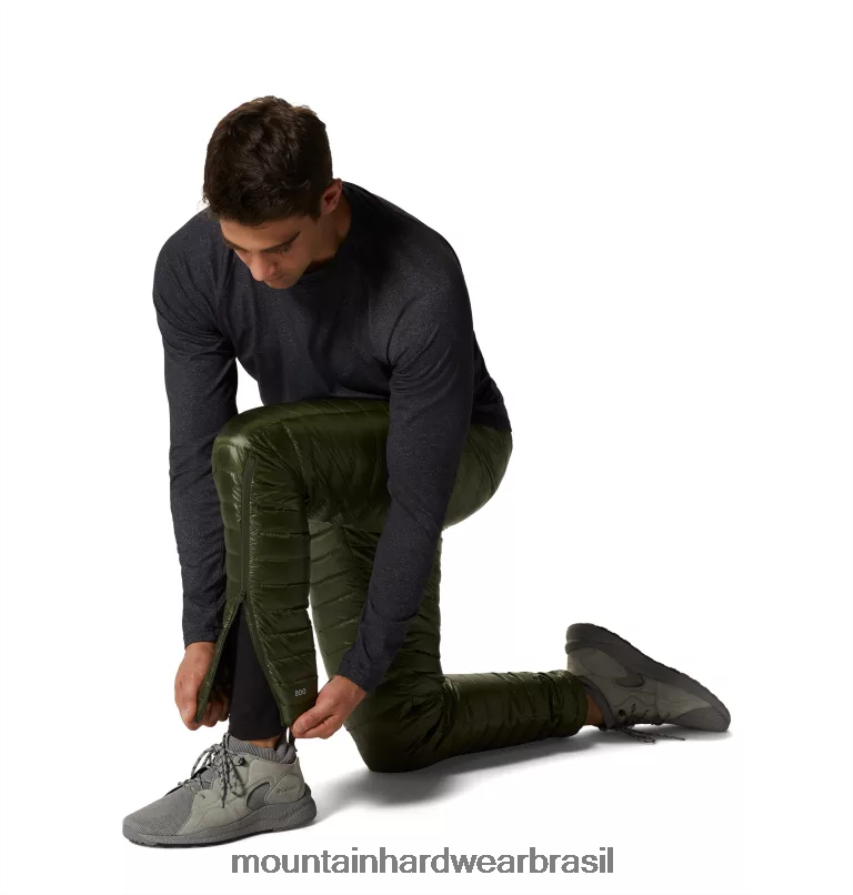excedente verde homens Mountain Hardwear calça sussurradora de fantasmas partes inferiores AD28F6199