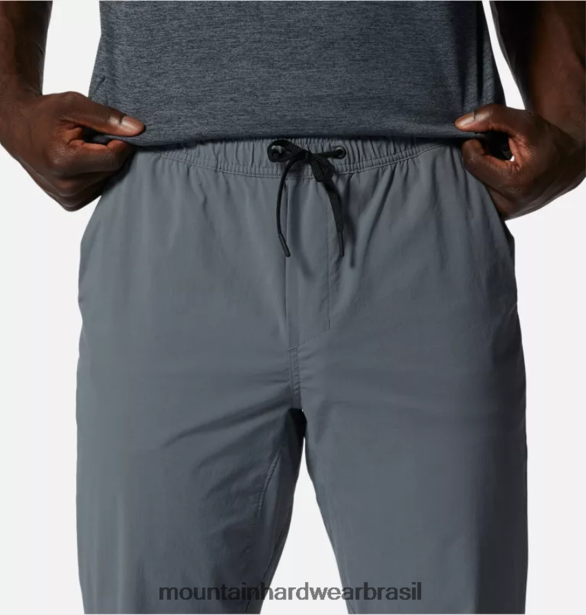 folha cinza homens Mountain Hardwear calça pull-on para bacia partes inferiores AD28F6163