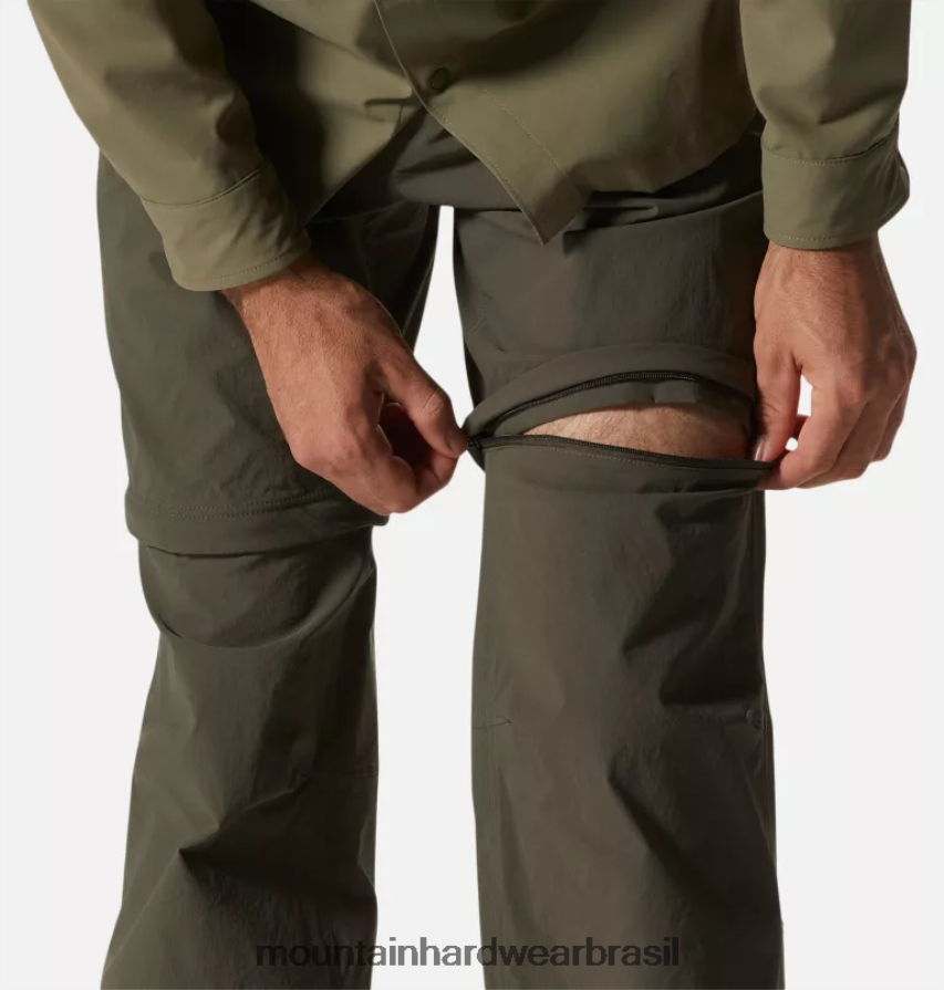 linha de cume homens Mountain Hardwear calça conversível de caminhada na bacia partes inferiores AD28F6173