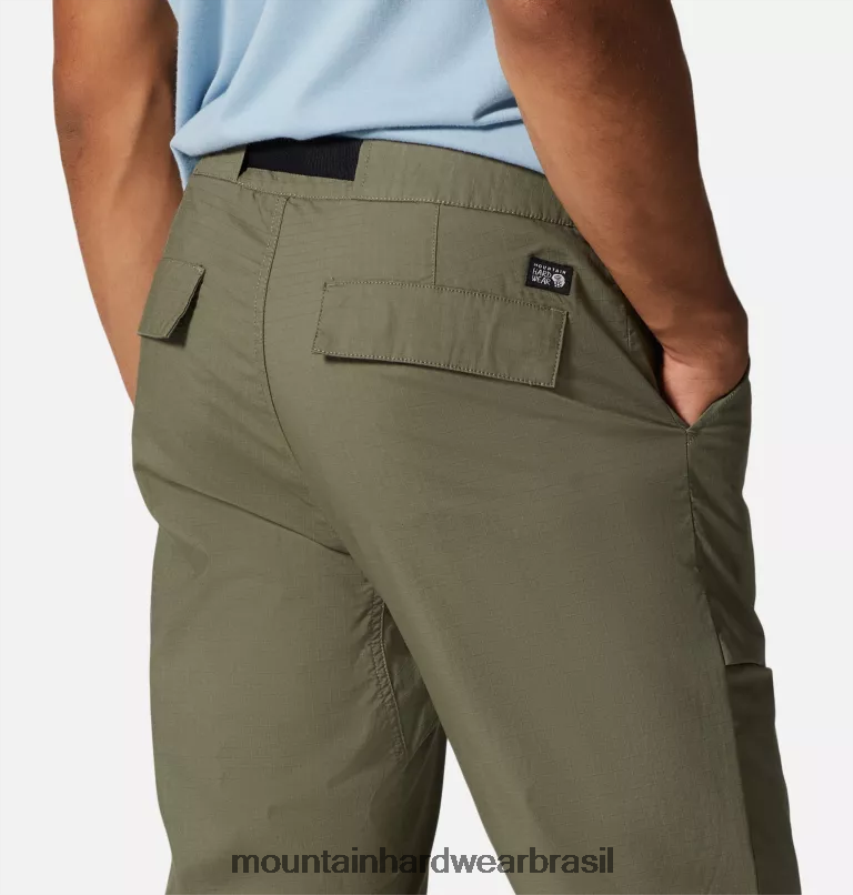 pedra verde homens Mountain Hardwear calça com cinto j tree partes inferiores AD28F6178