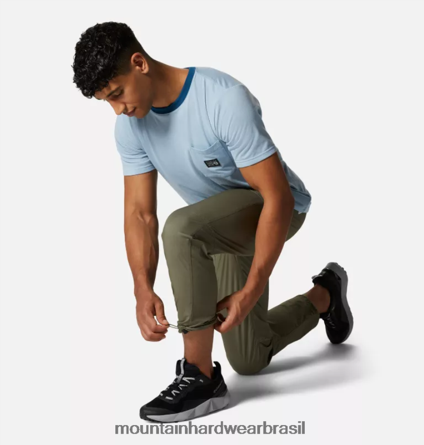 pedra verde homens Mountain Hardwear calça com cinto j tree partes inferiores AD28F6178
