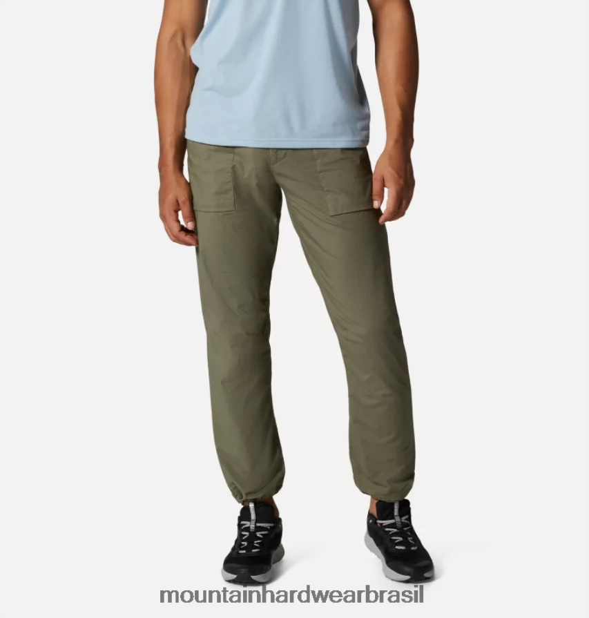 pedra verde homens Mountain Hardwear calça com cinto j tree partes inferiores AD28F6178