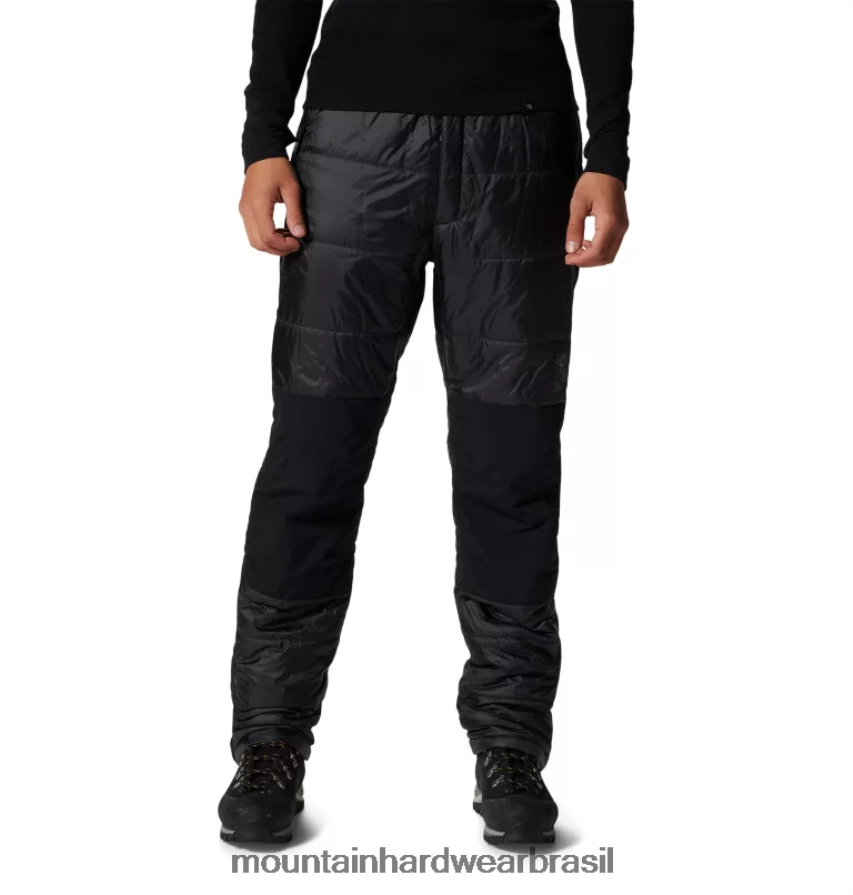 preto homens Mountain Hardwear calça compressora partes inferiores AD28F6137
