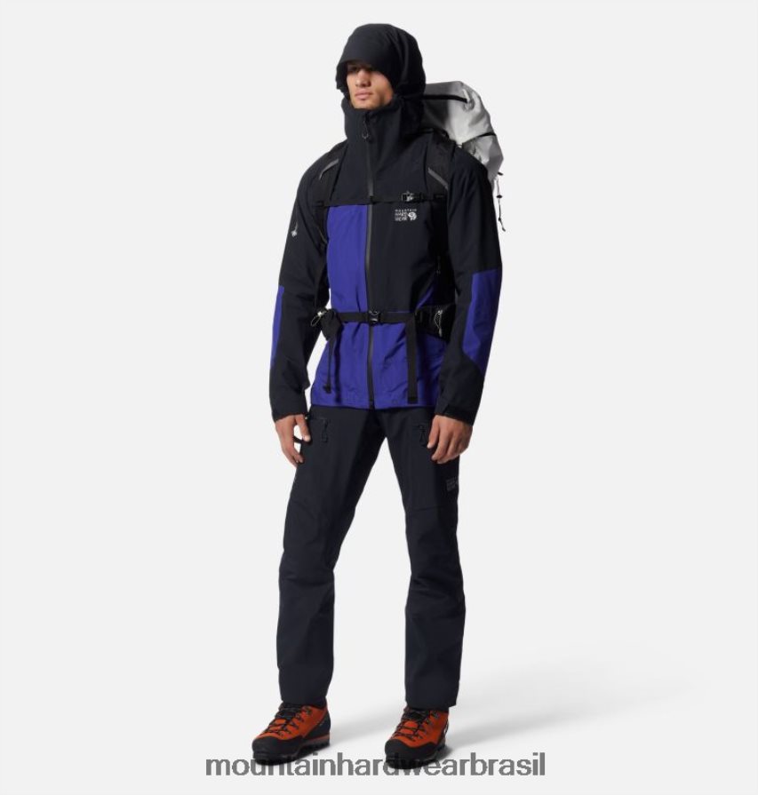 preto homens Mountain Hardwear calça gore-tex pro dawnlight partes inferiores AD28F6245