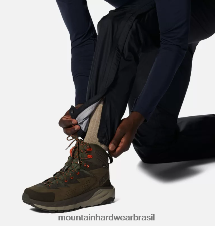 preto homens Mountain Hardwear calça limite partes inferiores AD28F6262