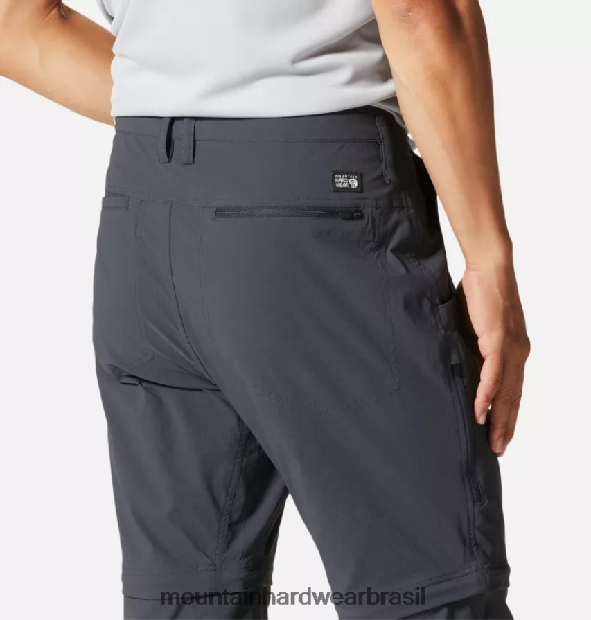 tempestade negra homens Mountain Hardwear calça conversível de caminhada na bacia partes inferiores AD28F6172