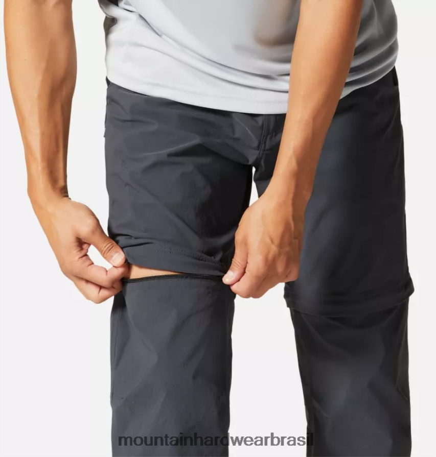 tempestade negra homens Mountain Hardwear calça conversível de caminhada na bacia partes inferiores AD28F6172