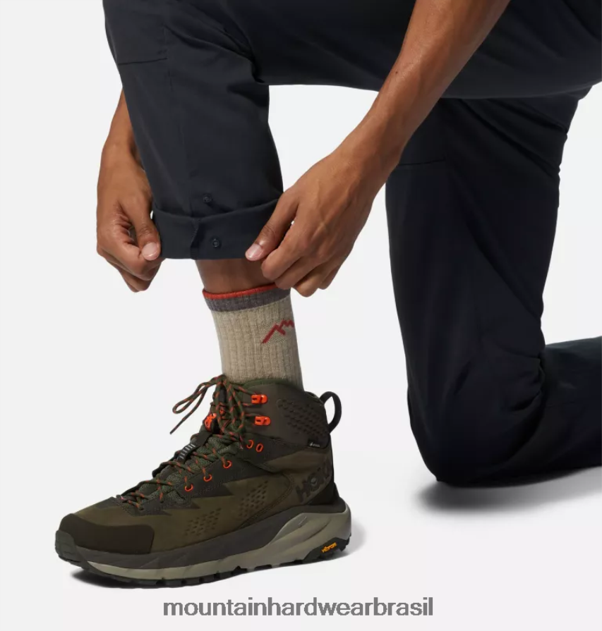 tempestade negra homens Mountain Hardwear calça partes inferiores AD28F635
