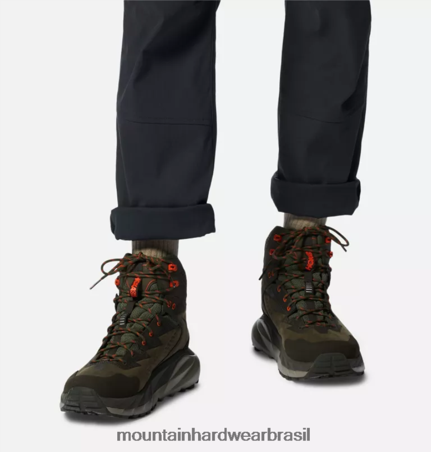 tempestade negra homens Mountain Hardwear calça partes inferiores AD28F635