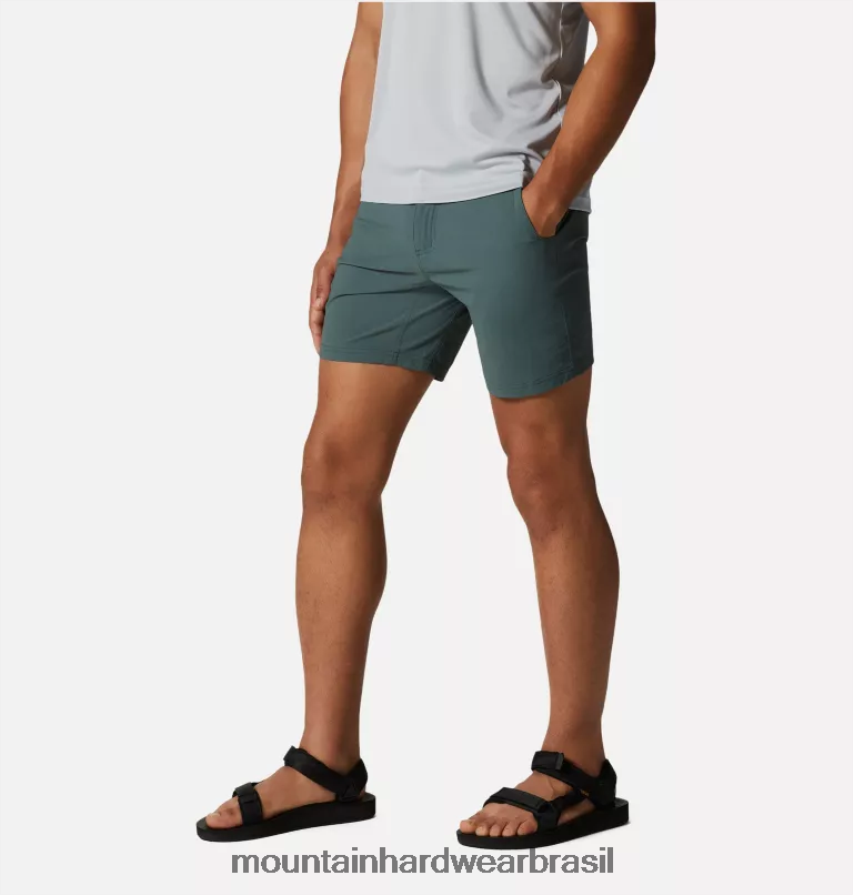 abeto preto homens Mountain Hardwear caminhada na bacia curta partes inferiores AD28F6160