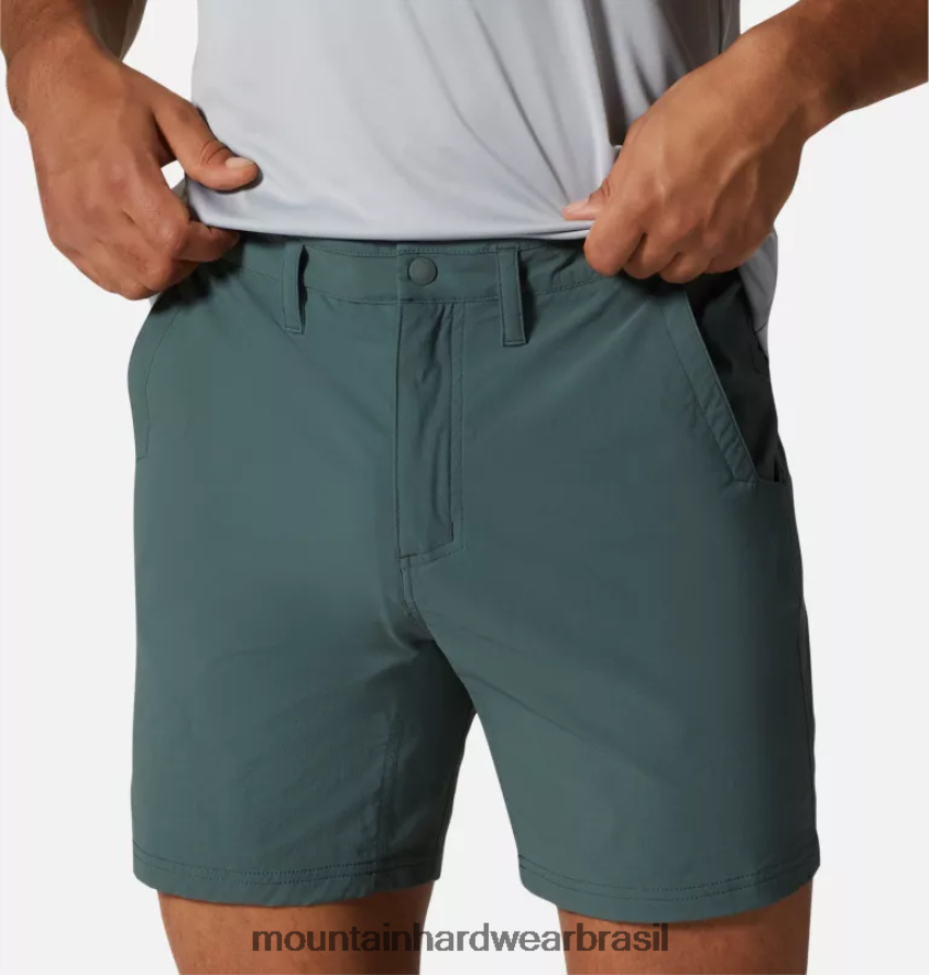 abeto preto homens Mountain Hardwear caminhada na bacia curta partes inferiores AD28F6160