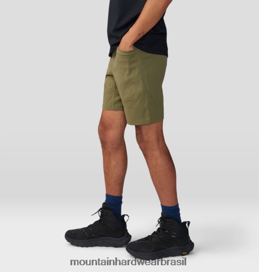 combate verde homens Mountain Hardwear ap ativo curto partes inferiores AD28F653